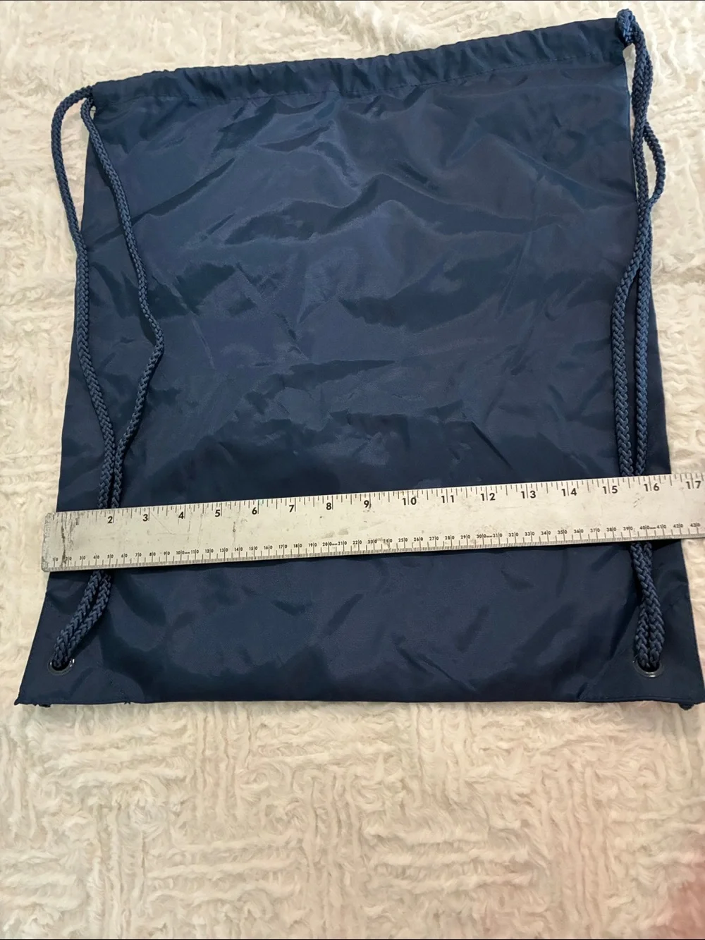Navy Drawstring Gym Sack Pack - Men's Lightweight Bag